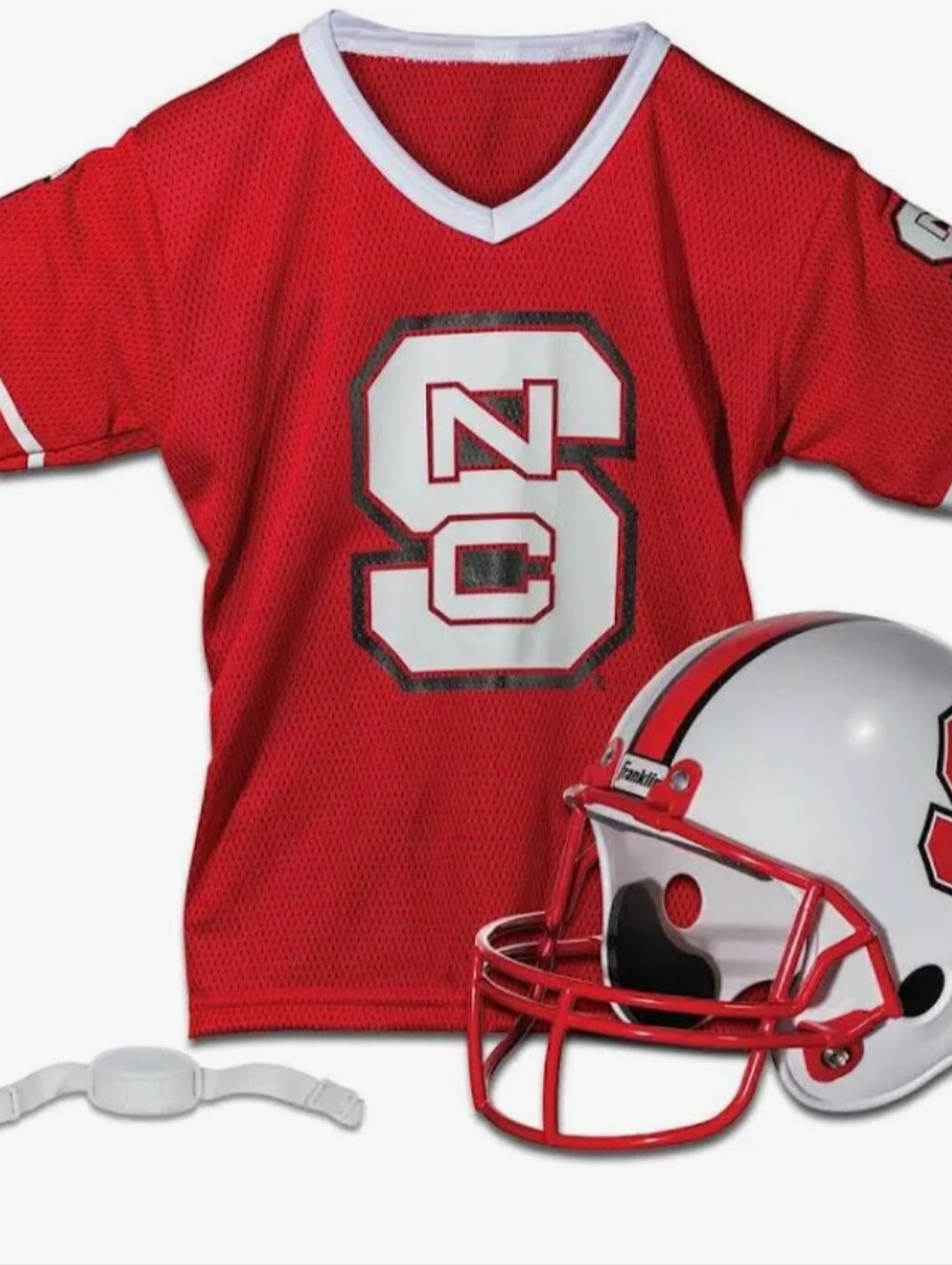 North Carolina State Wolfpack Kids NCAA  Football Jersey & Helmet Set, Small